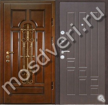 Квартирная элитная дверь с отделкой МДФ - купить от производителя Мосдвери Квартирная элитная дверь с отделкой МДФ