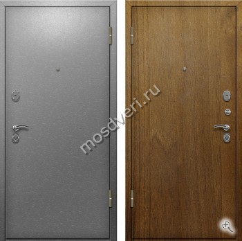 Дверь с порошковым покрытием серого цвета и ламинатом - купить от производителя Мосдвери Дверь с порошковым покрытием серого цвета и ламинатом