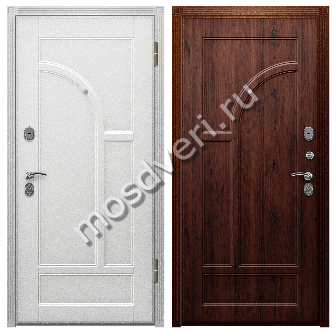Одностворчатая дверь винорит и МДФ входная в коттедж - купить от производителя Мосдвери Одностворчатая дверь винорит и МДФ входная в коттедж