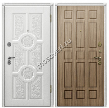 Белая входная дверь в квартиру BVD-01 - купить от производителя Мосдвери Белая входная дверь в квартиру BVD-01