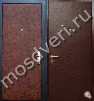 Дверь эконом класса с гладкой винилискожей с двух сторон - купить от производителя Мосдвери Дверь эконом класса с гладкой винилискожей с двух сторон